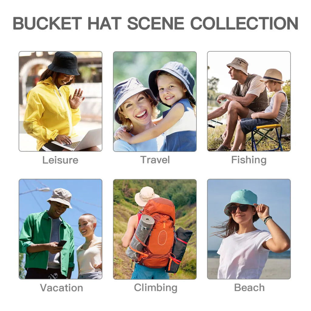 Nigeria Flag Bucket Hat Sun Protection Foldable Outdoor Fisherman Cap