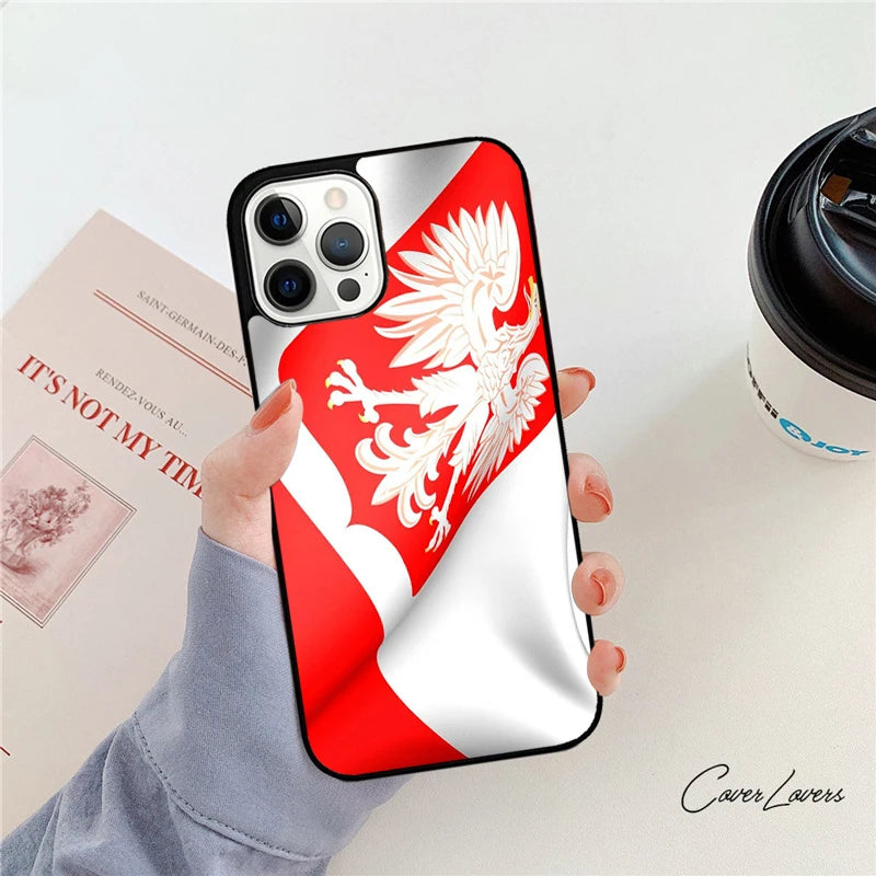 Poland Flag Phone Case - Protective Cover for iPhone 12–17 Series & iPhone Air