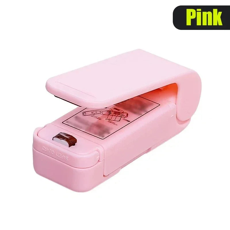 Mini Bag Sealer Heat Sealing Machine Portable Food Snack Storage Tool