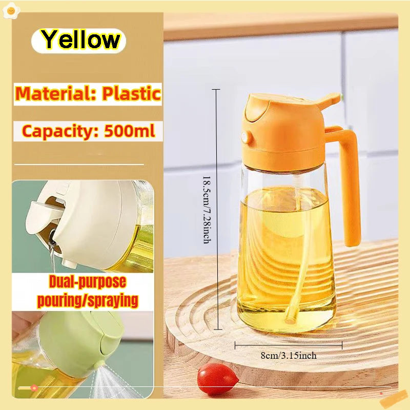 Oil Spray Bottle Cooking Mist Sprayer BBQ Olive Oil Kitchen Dispenser