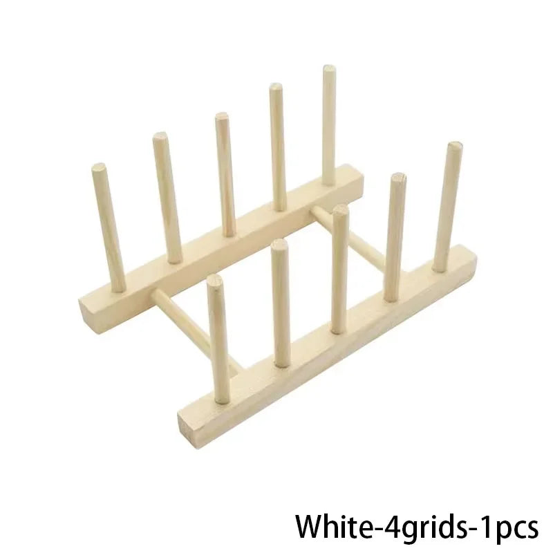 Wooden Dish Drying Rack Kitchen Storage Stand Eco Friendly Organizer