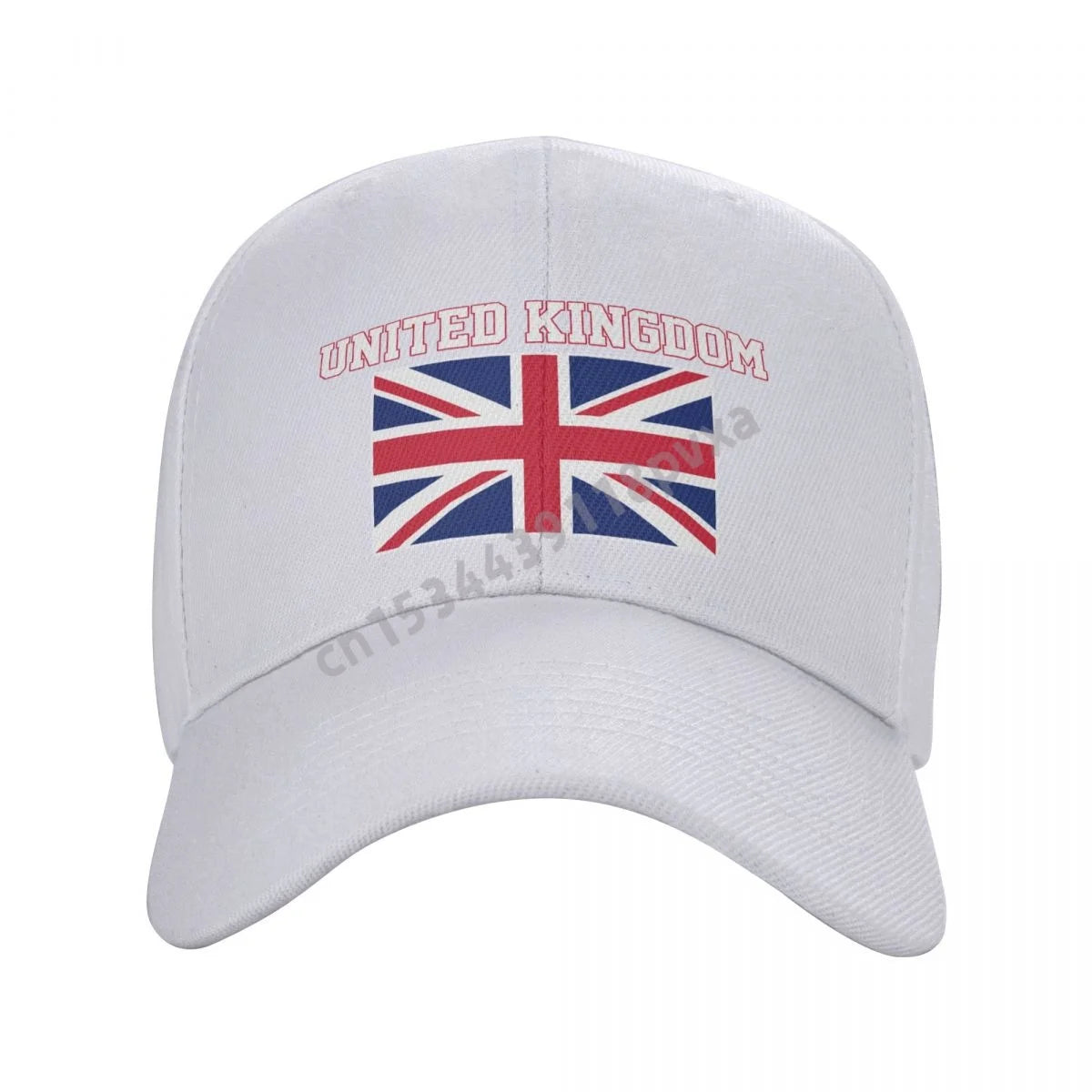 UK Flag Baseball Cap Adjustable Cotton Unisex Casual Outdoor Hat