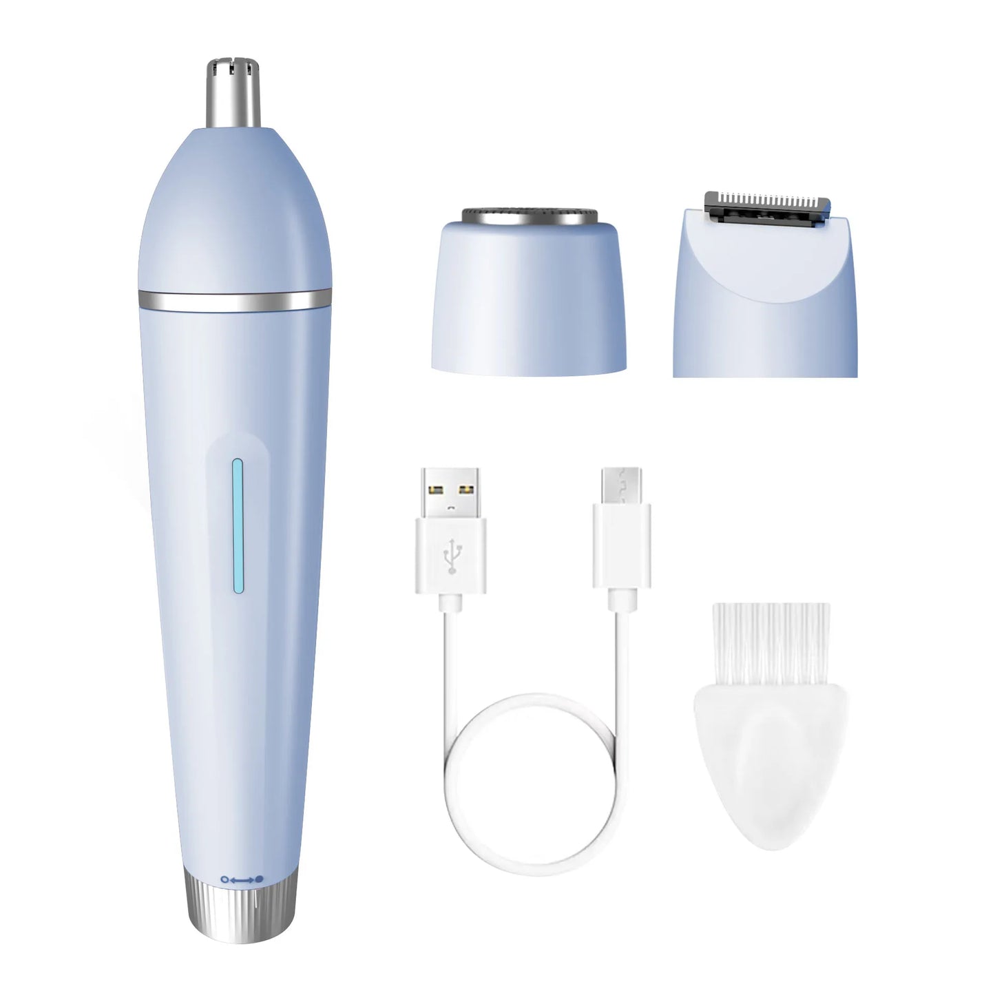 3-in-1 Electric Lady Shaver Waterproof Bikini Trimmer Rechargeable