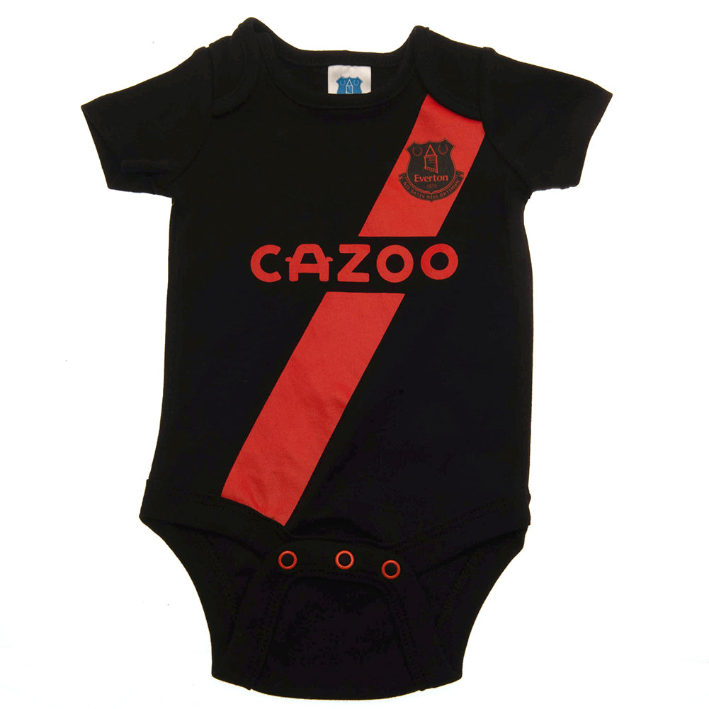 Everton FC 2 Pack Bodysuit 3-6 Mths