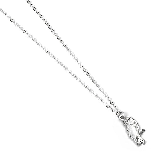 Harry Potter Silver Plated Hedwig Owl Necklace