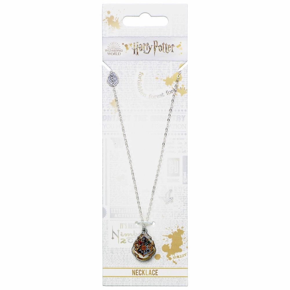 Harry Potter Silver Plated Hogwarts Necklace