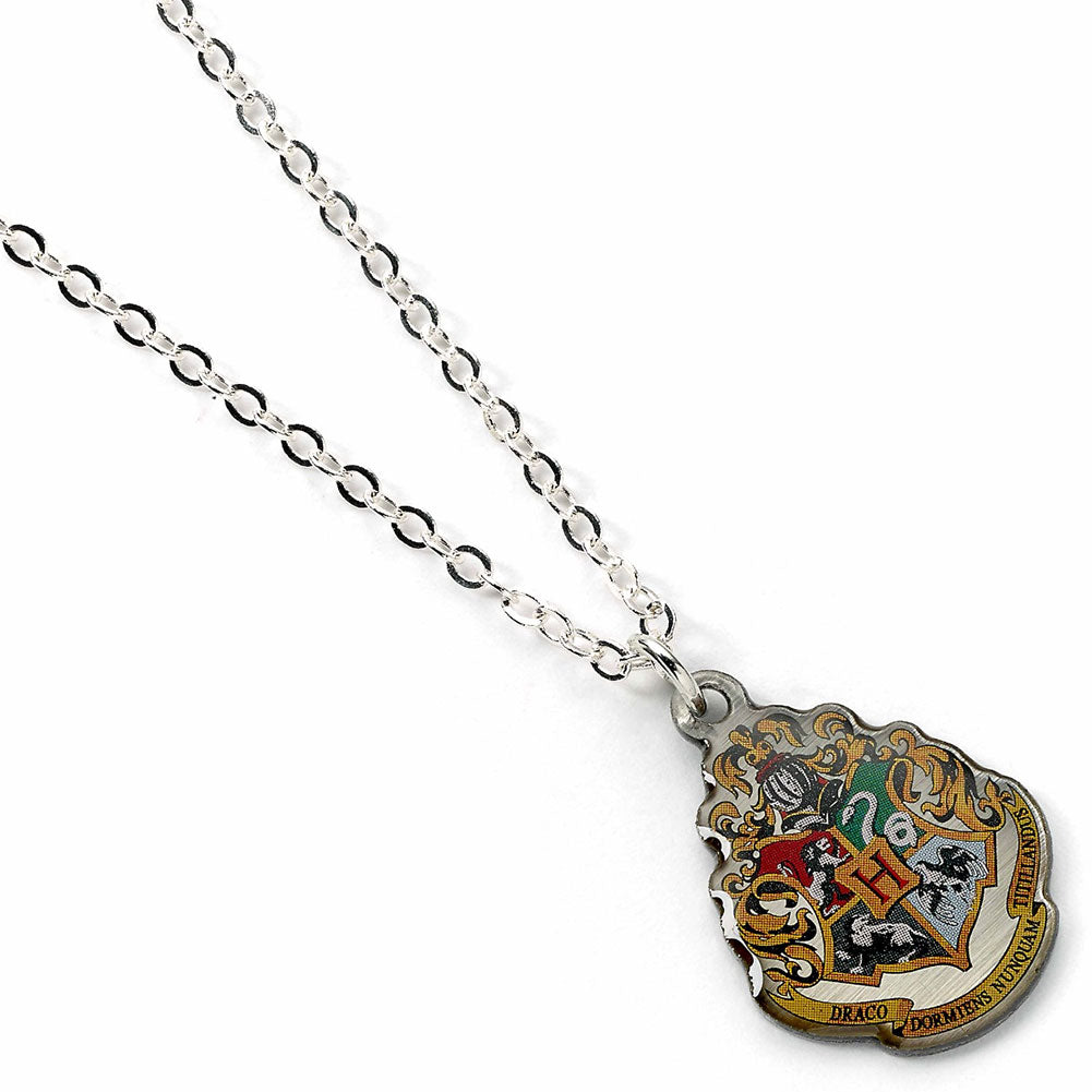 Harry Potter Silver Plated Hogwarts Necklace