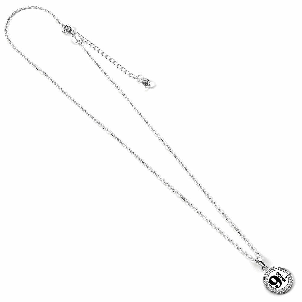 Harry Potter Sterling Silver 9 & 3 Quarters Crystal Necklace