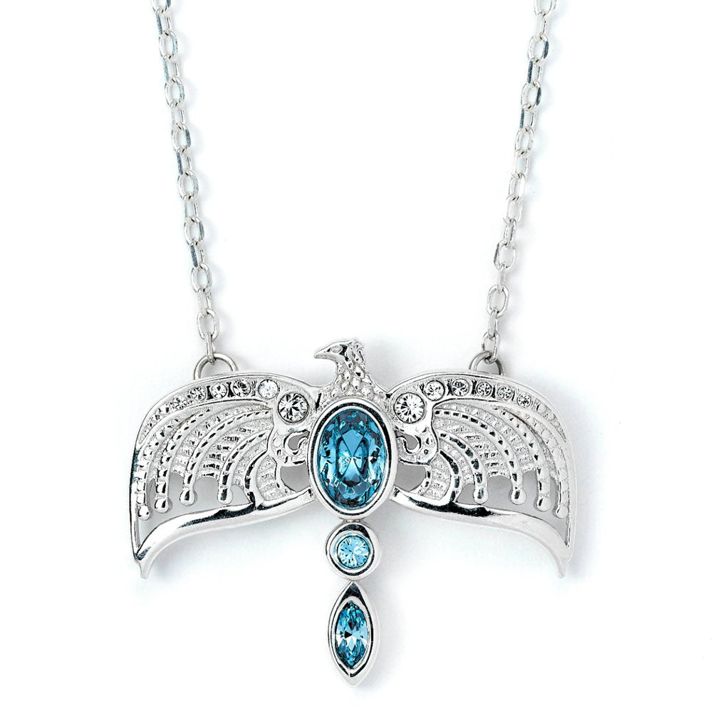 Harry Potter Sterling Silver Diadem Crystal Necklace