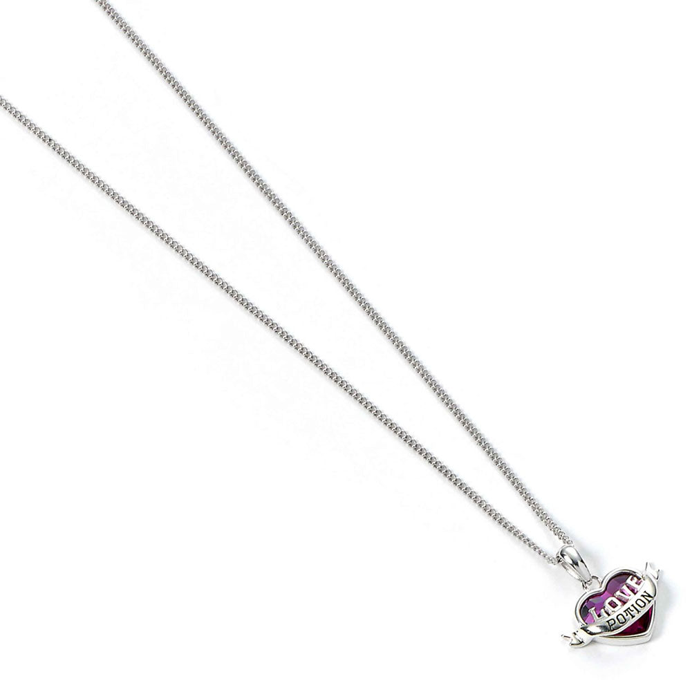 Harry Potter Sterling Silver Love Potion Crystal Necklace