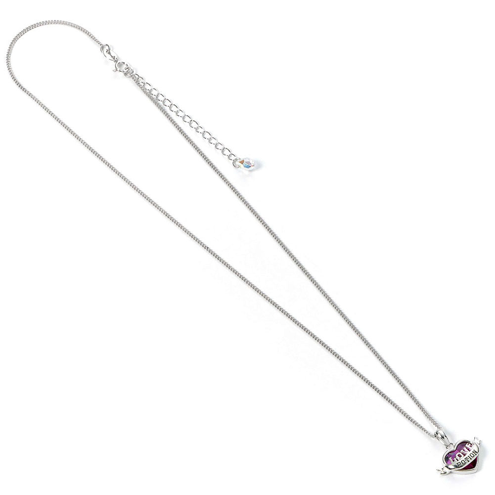 Harry Potter Sterling Silver Love Potion Crystal Necklace