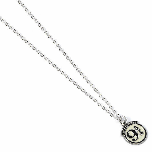 Harry Potter Silver Plated 9 & 3 Quarters Necklace