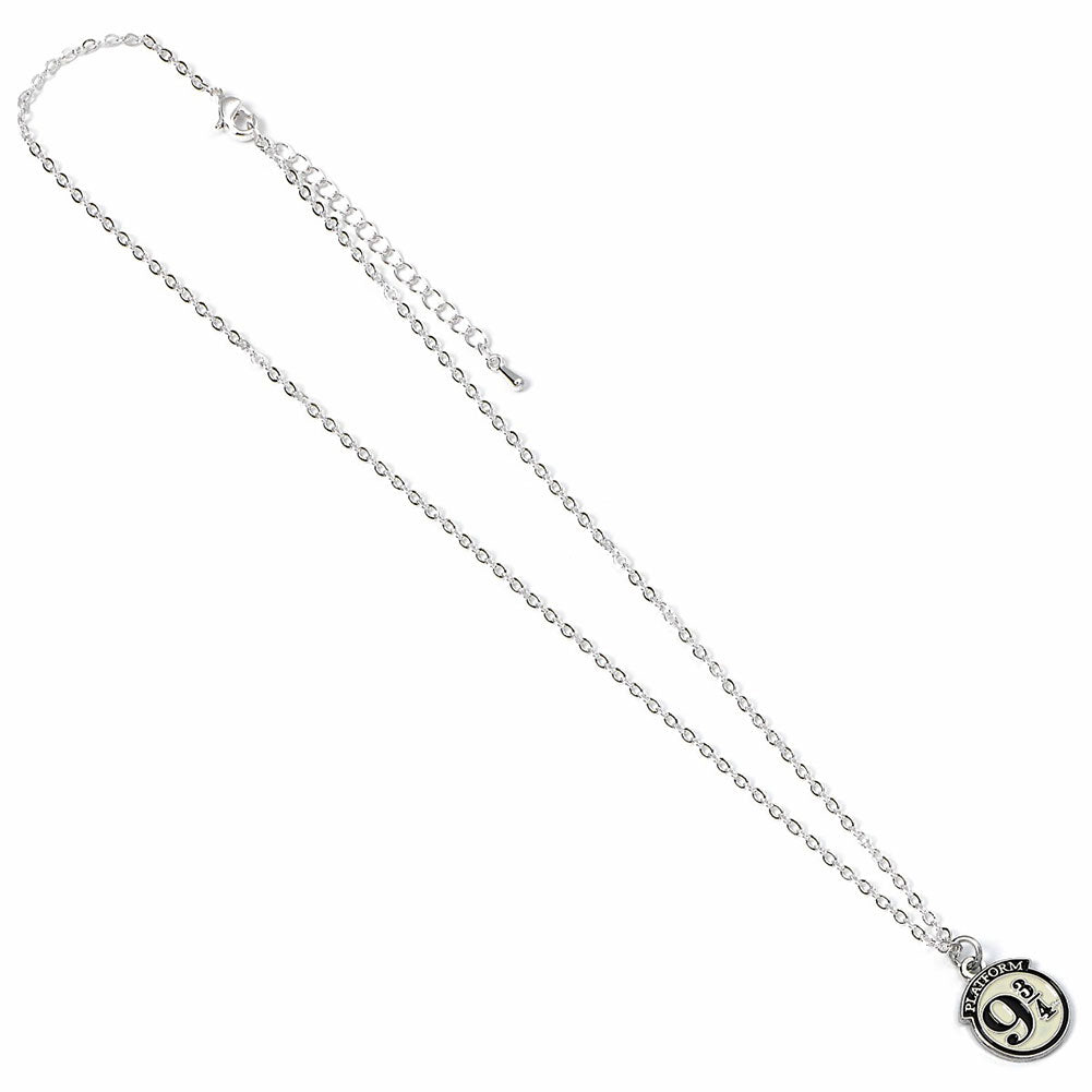 Harry Potter Silver Plated 9 & 3 Quarters Necklace