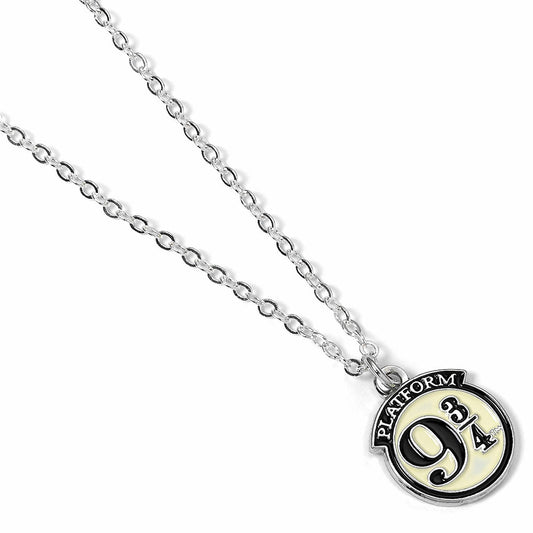 Harry Potter Silver Plated 9 & 3 Quarters Necklace