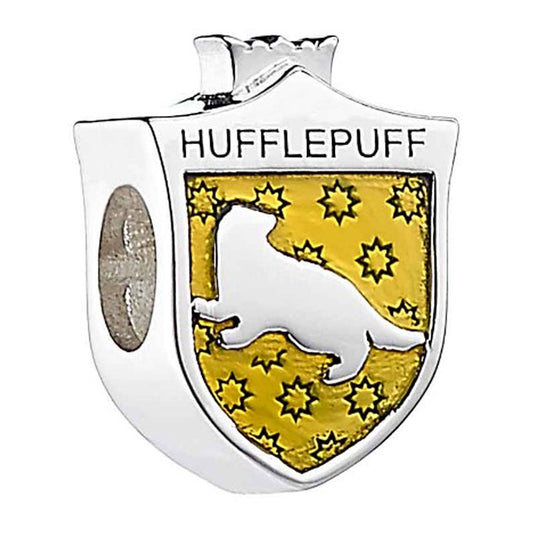 Harry Potter Sterling Silver Hufflepuff Spacer Bead