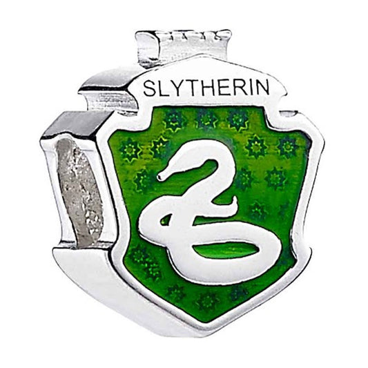 Harry Potter Sterling Silver Slytherin Spacer Bead