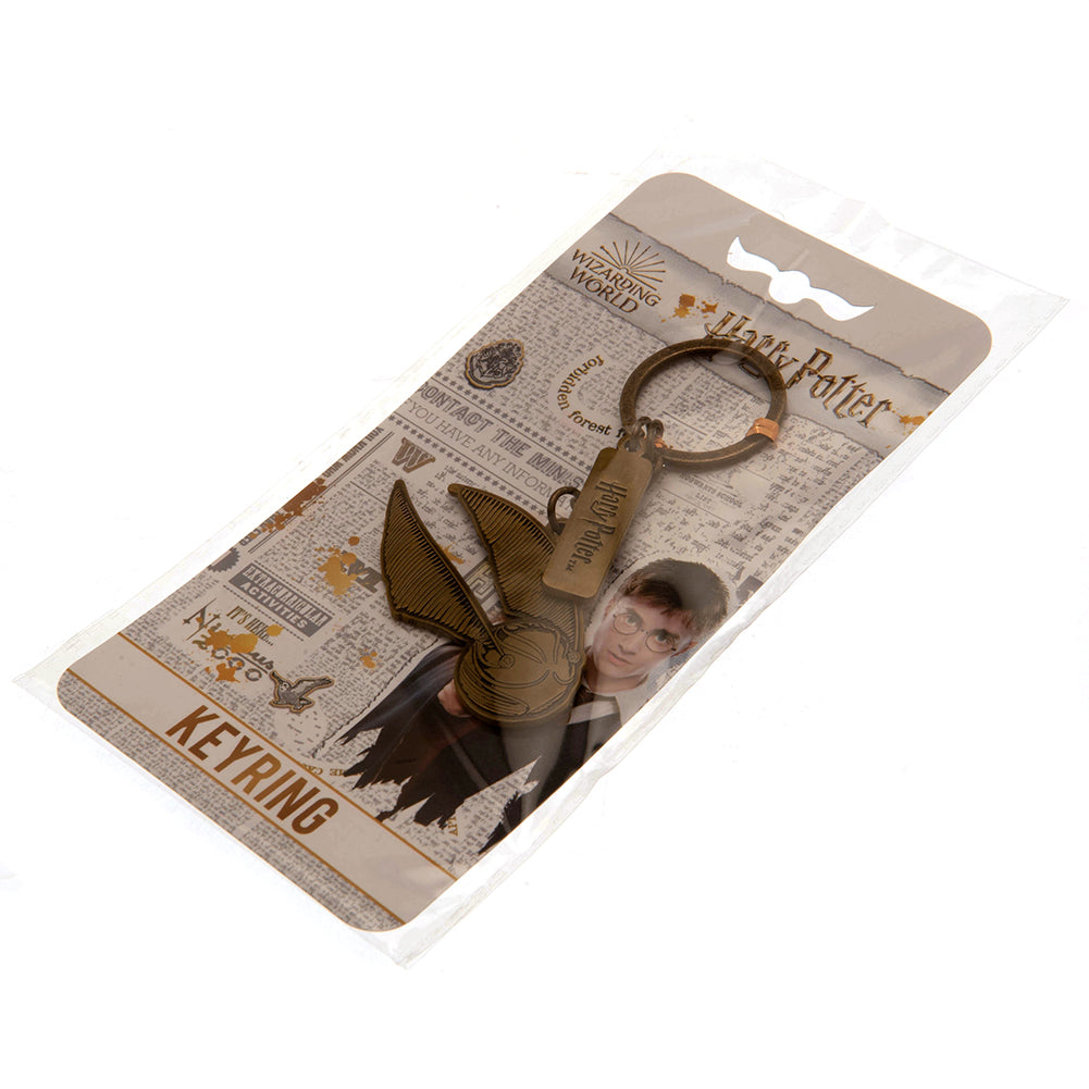 Harry Potter Charm Keyring Golden Snitch