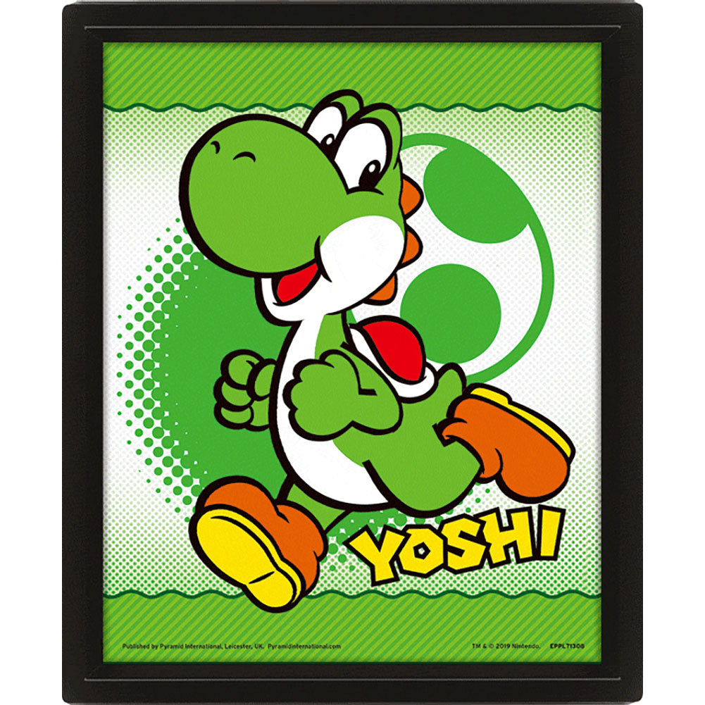 Super Mario Framed 3D Picture