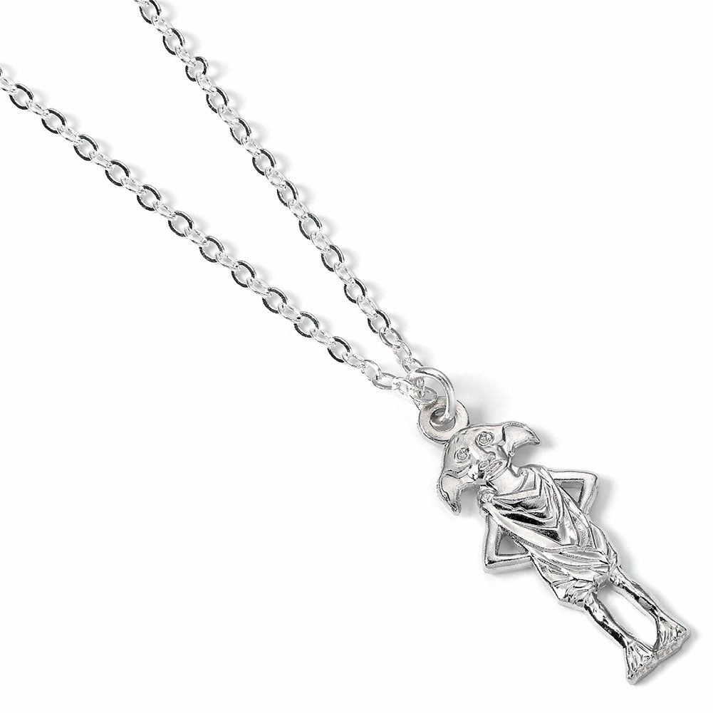 Harry Potter Silver Plated Dobby House Elf Necklace
