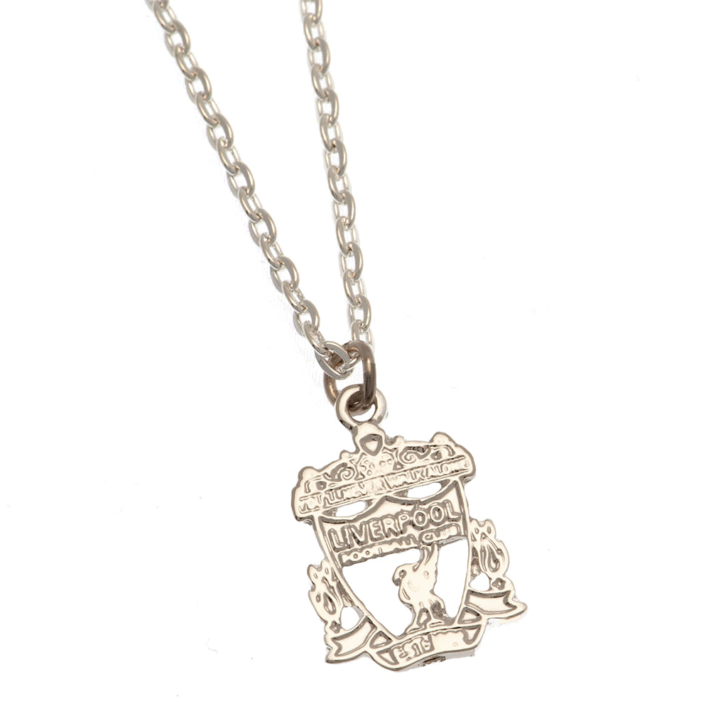 Liverpool FC Silver Plated Boxed Crest Pendant