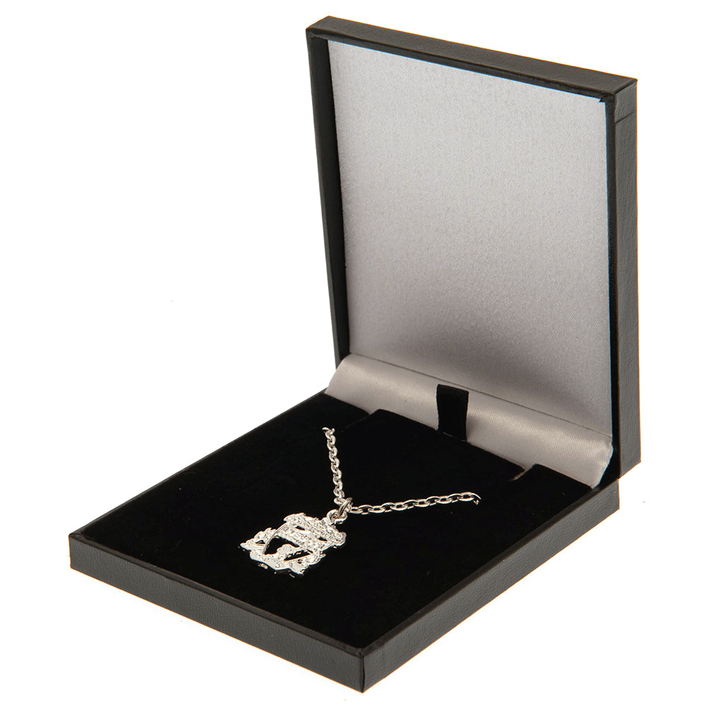 Liverpool FC Silver Plated Boxed Crest Pendant