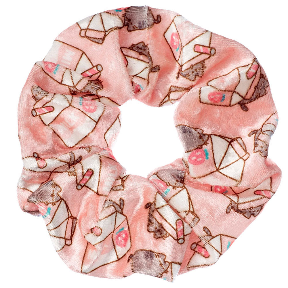 Pusheen Milkshake Hair Scrunchie
