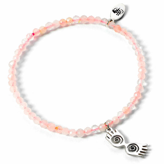 Harry Potter Stone Bracelet With Sterling Silver Luna Spectrespecs Charm