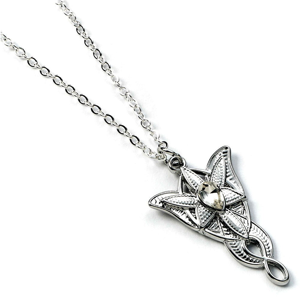 The Lord Of The Rings Silver Plated Evenstar Necklace