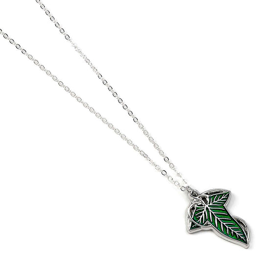 The Lord Of The Rings Silver Plated Leaf Of Lorien Necklace