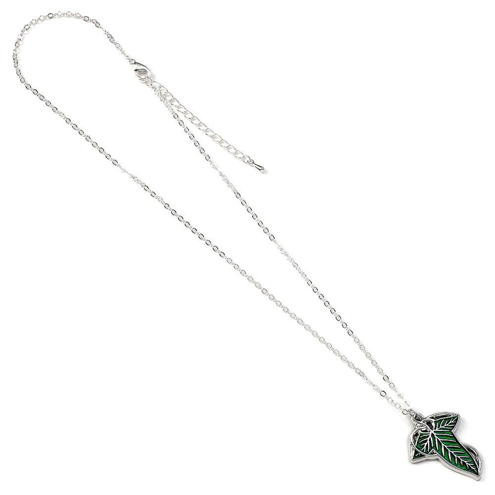 The Lord Of The Rings Silver Plated Leaf Of Lorien Necklace