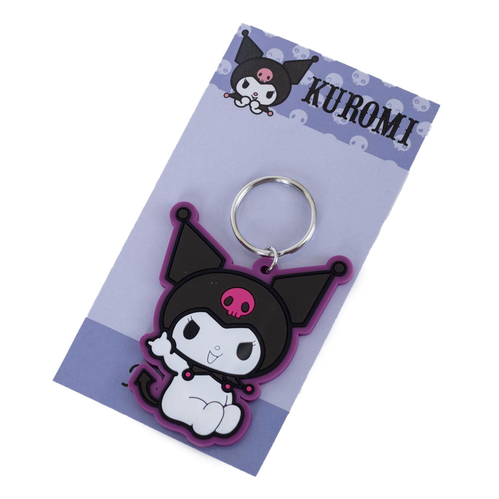 Kuromi Rocking PVC Keyring