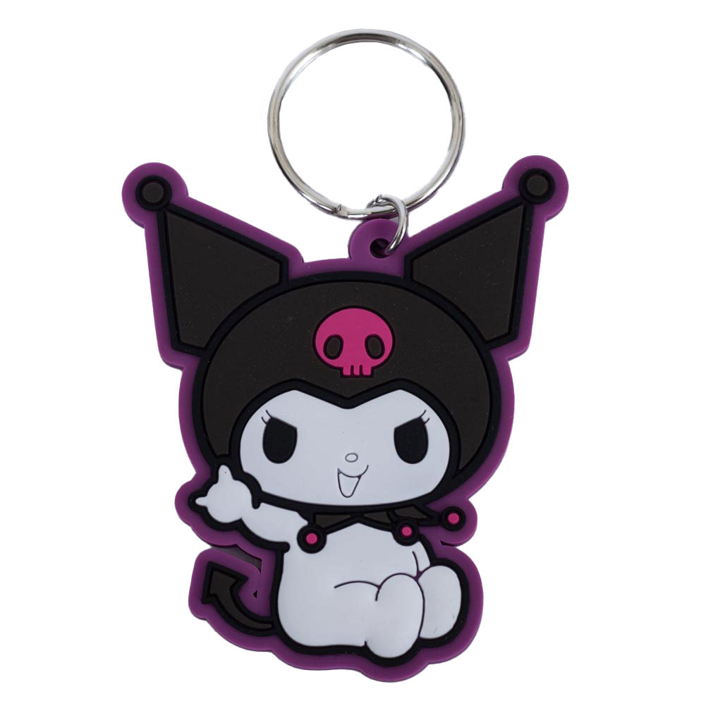 Kuromi Rocking PVC Keyring