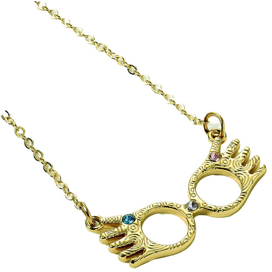 Harry Potter Gold Plated Luna Spectrespecs Necklace