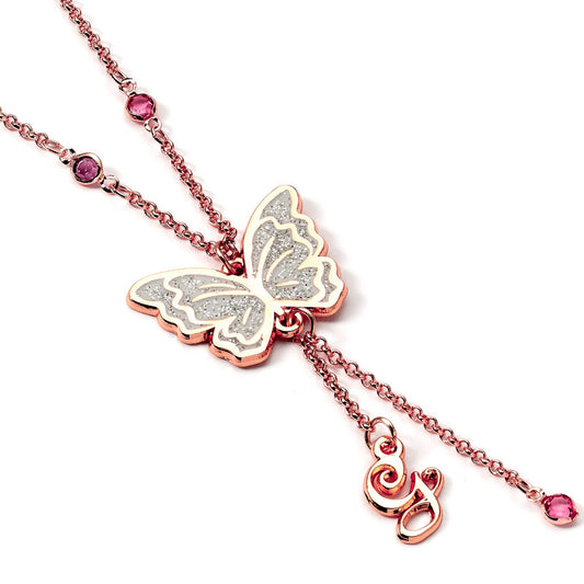 Wicked Rose Gold Glinda Butterfly Necklace