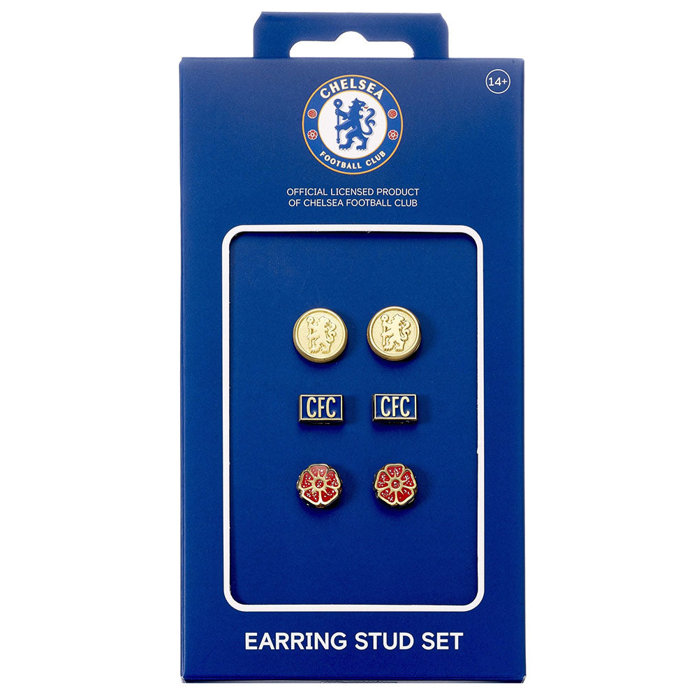 Chelsea FC Stud Earring Set