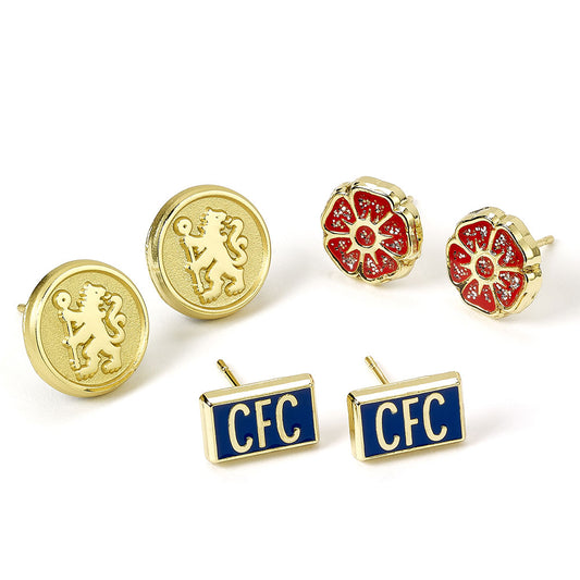 Chelsea FC Stud Earring Set