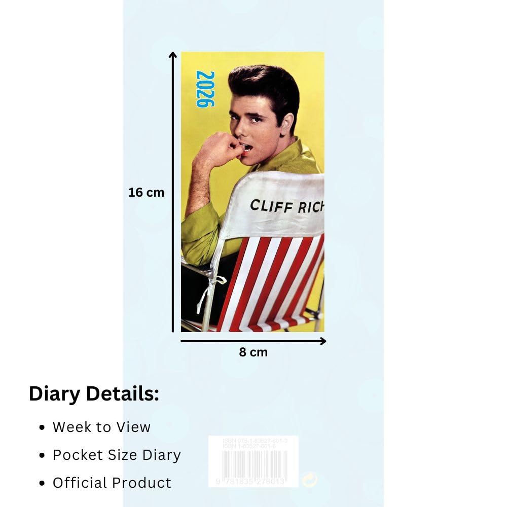 Cliff Richard Slim Diary 2026