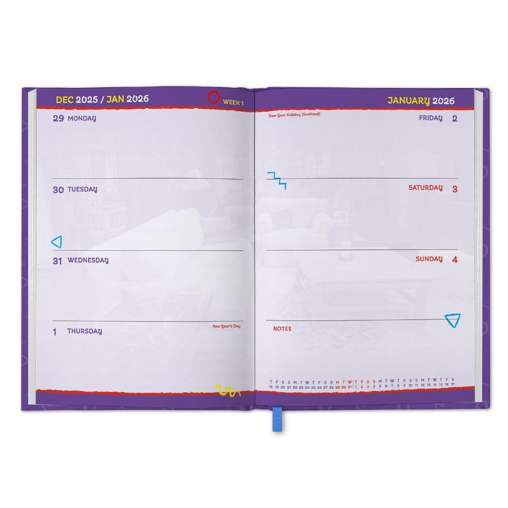 Friends A5 Diary 2026