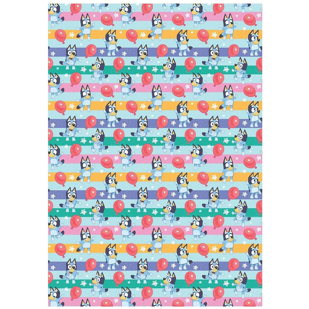 Bluey Balloon Gift Wrap