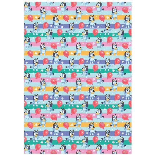 Bluey Balloon Gift Wrap