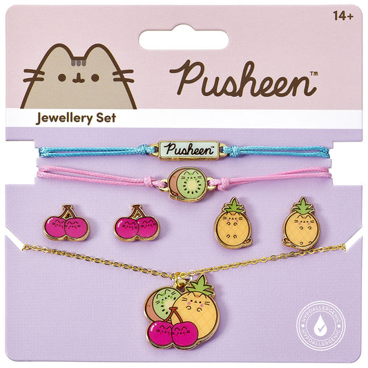 Pusheen Jewellery Set