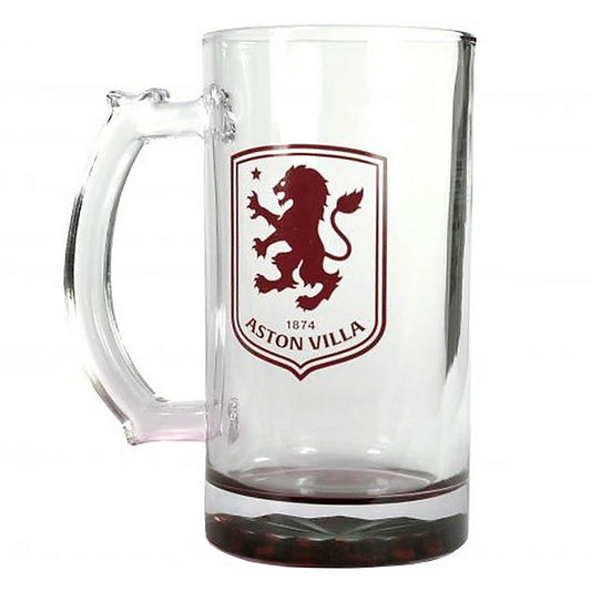 Aston Villa FC Stein Glass Tankard