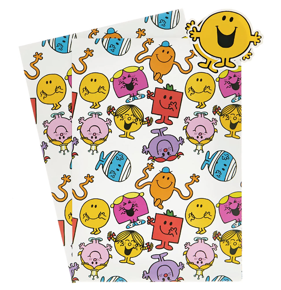 Mr. Men And Little Miss Gift Wrap