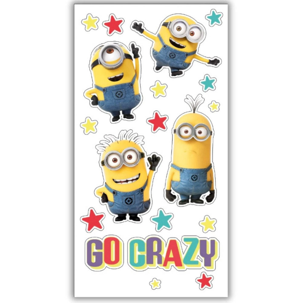 Despicable Me Birthday Card With Stickers