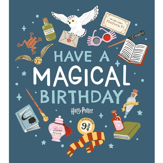 Harry Potter Magical Birthday Card