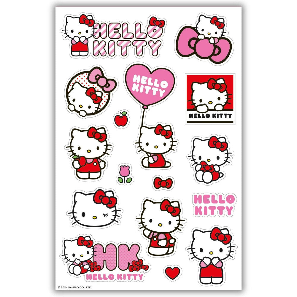 Hello Kitty Birthday Card With Stickers