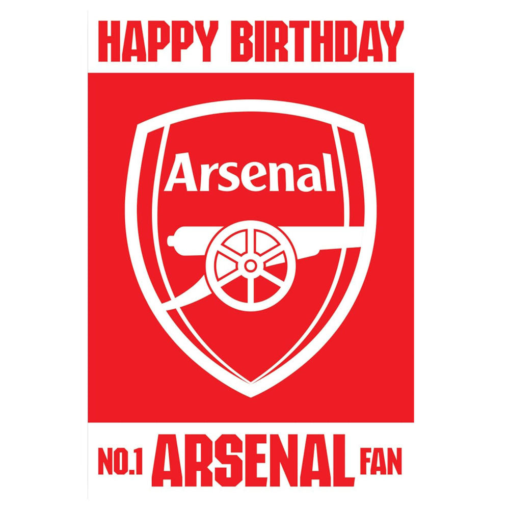 Arsenal FC 3D Lenticular Birthday Card