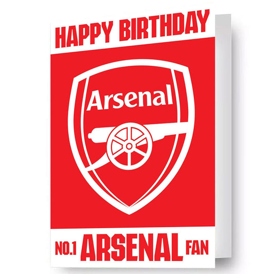 Arsenal FC 3D Lenticular Birthday Card