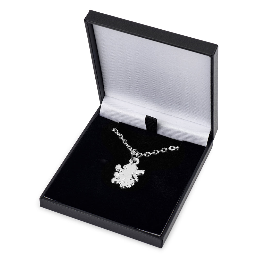 Aston Villa FC Silver Plated Boxed Lion Pendant