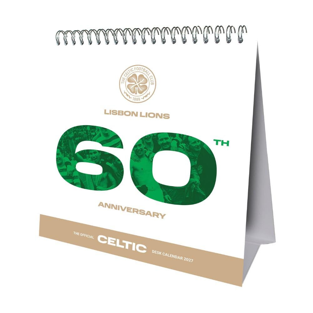 Celtic FC Desktop Calendar 2027